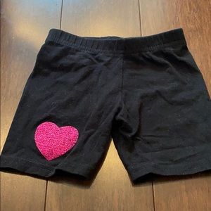 Black bike shorts